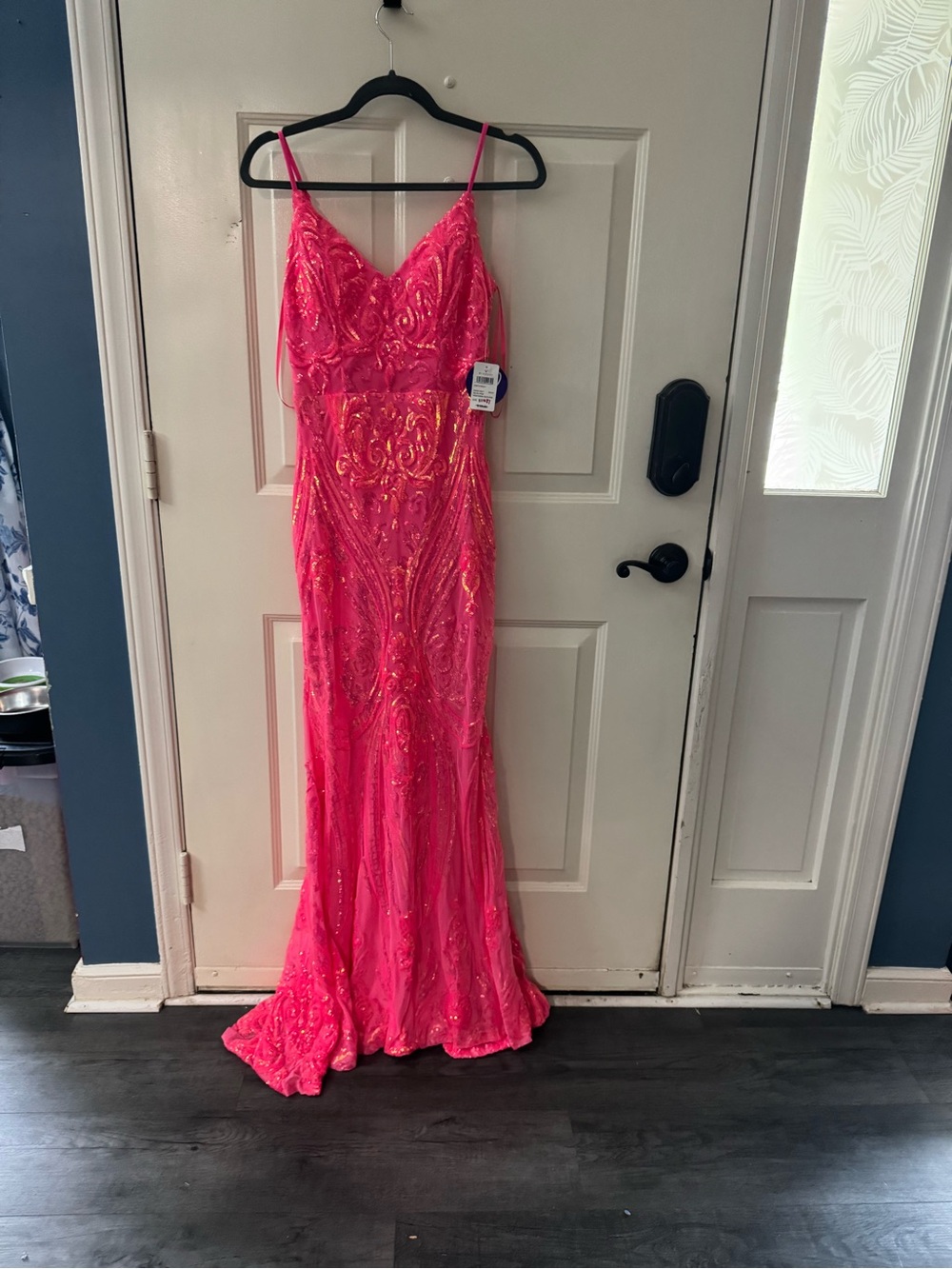 Windsor Neon Pink Sequin Dress